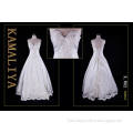 Free shipping  Moden Elegant strapless Sleeveless Brush Organza Wedding Dresses For Brides